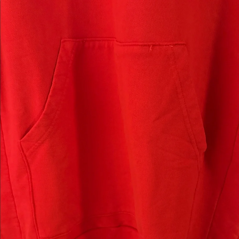 Orange Hoodie Sweatshirt Dress - Picture 6 of 11